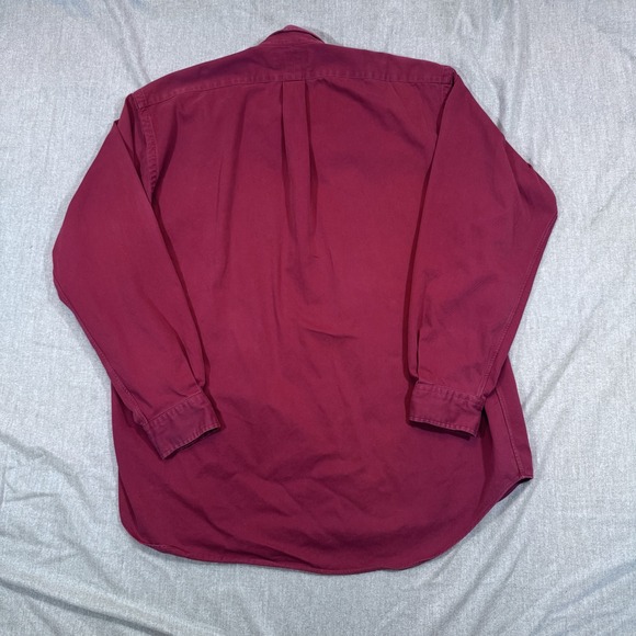 Ralph Lauren Shirt Mens Large Blaire Button Down Collared Polo Long Sleeve - Picture 10 of 10